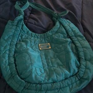 Marc Jacobs teal beach bag